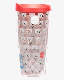 Coca Cola Polar Bear Emoji Clear Tervis Tumbler - Polar Bear Tervis Tumbler, HD Png Download, Free Download