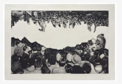 Crowds With Shape Of Reason Missing - John Baldessari Crowd, HD Png Download, Free Download