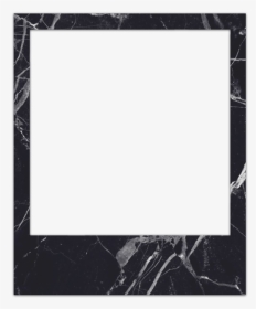 Transparent Polaroid Camera Clipart Black And White - Polaroid Black Frame Png, Png Download, Free Download