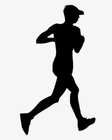 Clip Art Man Png Free Images - Running Person Silhouette Png, Transparent Png, Free Download