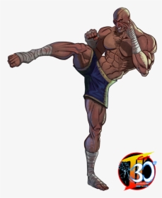 Sagat Street Fighter Kick, HD Png Download, Free Download