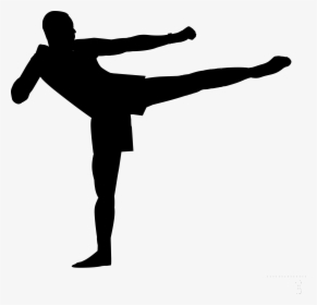 Kickboxing Silhouette, HD Png Download, Free Download