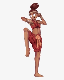 Anne Muay Thai - Cartoon, HD Png Download, Free Download