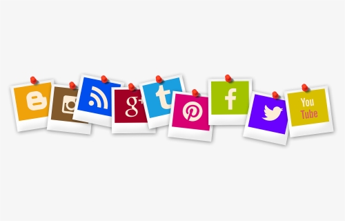 Social Media Icons As Post-it Notes - Social Media Addiction Transparent, HD Png Download, Free Download