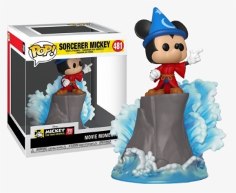 Fantasia Sorcerer Mickey 90th Anniversary Movie Moments - Funko Pop Movie Moments, HD Png Download, Free Download