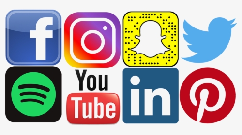 Social Media Icons Copy - Large Printable Social Media Icons, HD Png Download, Free Download