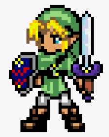 Art Of Character Zelda Fictional Pixel Breath - Legend Of Zelda Link Pixel, HD Png Download, Free Download