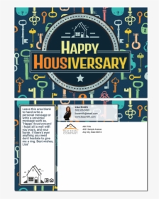 Real Estate Postcard - Happy Housiversary Cards, HD Png Download, Free Download