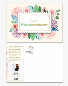 Real Estate Postcard - Happy Housiversary, HD Png Download, Free Download