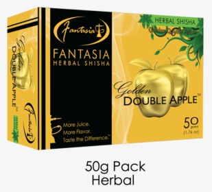 Fantasia Golden Double Apple Shisha 50g - Fantasia Pink Lemonade, HD Png Download, Free Download