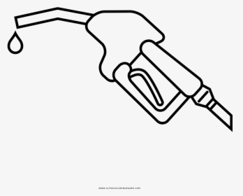Gas Pump Coloring Page - Gasolina Desenho Para Colorir, HD Png Download, Free Download