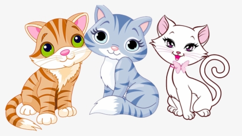 Transparent Calico Cat Png - Cute Cats Clip Art, Png Download, Free Download