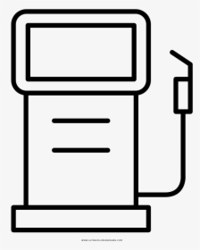 Gas Pump Coloring Page, HD Png Download, Free Download