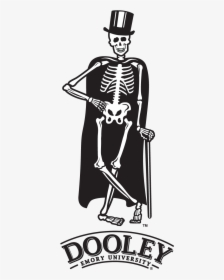 Emory University Mascot Dooley The Skeleton, HD Png Download, Free Download