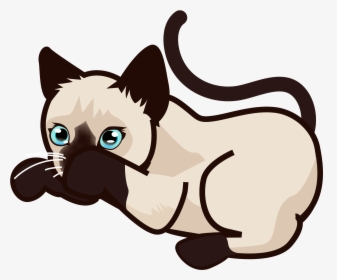 Calico Cat Clipart 6 Of Siamese - Siamese Cat Clipart Png, Transparent Png, Free Download