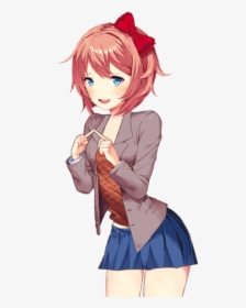 Sexy School Sayori, HD Png Download, Free Download