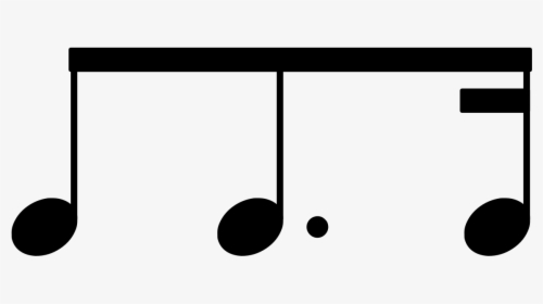 Beam - Eighth Note With Line, HD Png Download, Free Download