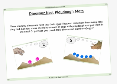Dino Nest Playdough Mats Cover, HD Png Download, Free Download