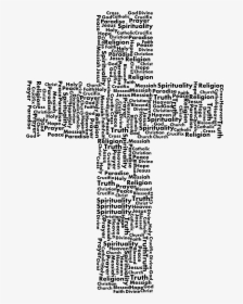 Line Art,symmetry,area - Cross Jesus Black And White, HD Png Download, Free Download