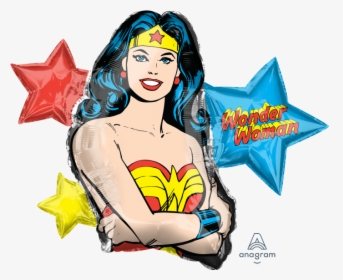 Wonder Woman - Foil Balloon Wonder Woman, HD Png Download, Free Download