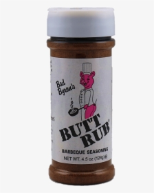 Bad Byron"s Butt Rub Seasoning - Glass Bottle, HD Png Download, Free Download