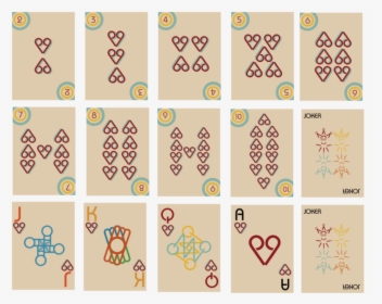 Playing Cards All Hearts - Illustration, HD Png Download, Free Download