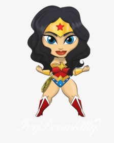 Transparent Wonder Woman Png - Cartoon, Png Download, Free Download