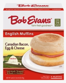 Bob Evans Canadian Bacon Egg Cheese English Muffin - Bob Evans Breakfast Sandwiches, HD Png Download, Free Download