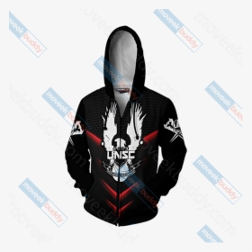 Master Chief Unisex Zip Up Hoodie Jacket - Jojo Killer Queen Hoodie, HD Png Download, Free Download