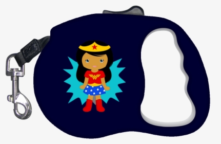 Wonder Girl Retractable Dog Leash - Leash, HD Png Download, Free Download