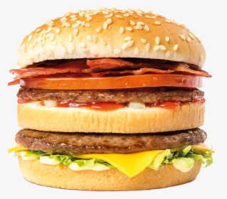 Hamburger Cheeseburger Whopper Mcdonald"s Big Mac Bacon - Smokey Bacon Burger Supermacs, HD Png Download, Free Download