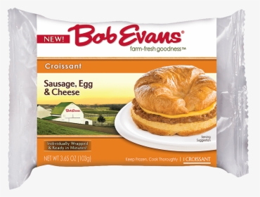 Bob Evans Single Serve Sausage, Egg & Cheese Croissant - Bob Evans Mashed Potatoes, HD Png Download, Free Download