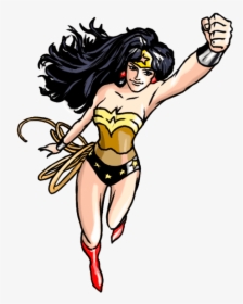 How To Draw Wonder Woman Easy - Easy Wonder Woman Drawings, HD Png Download, Free Download