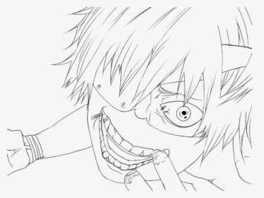 Tokyo Ghoul Clipart Coloring Page - Tokyo Ghoul Coloring Pages, HD Png Download, Free Download
