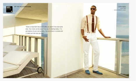 The Work - Chris Bosh Espn The Magazine, HD Png Download, Free Download