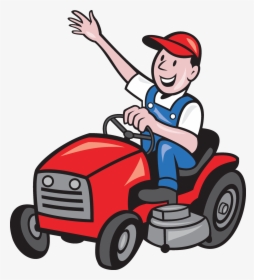 Riding Lawn Mower Clipart, HD Png Download, Free Download