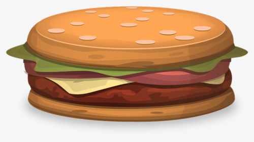 Hamburger, Burger, Sandwich, Fast Food, Cheeseburger - Hamburger, HD Png Download, Free Download