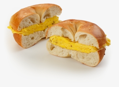 Egg On A Bagel - Fast Food, HD Png Download, Free Download