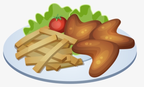 Transparent Chicken Fingers Png - Pollo Con Papas Vector, Png Download, Free Download