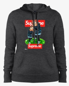 [2019] Official Supreme Rick And Morty Hoodie - Supreme Hoodie, HD Png Download, Free Download