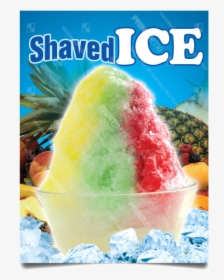 Dn-037 Shaved Ice Poster - Shaved Ice Poster, HD Png Download, Free Download