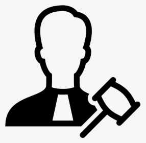 Computer Icons Judge Gavel Court Clip Art - Judge Icon, HD Png Download, Free Download