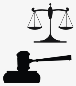Gavel Justice Judge Clip Art - Scale Of Justice And Gavel Clipart, HD Png Download, Free Download