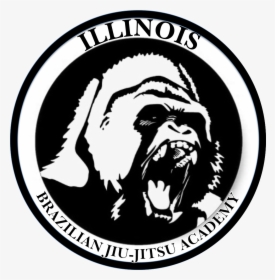 Illinois Bjj Academy - Gorilla Sticker, HD Png Download, Free Download