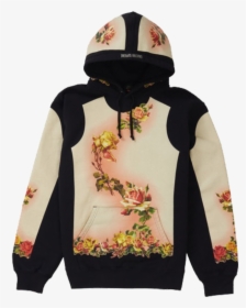 Supreme Jean Paul Gaultier Floral Print Hooded Sweatshirt - Supreme Jean Paul Gaultier Hoodie, HD Png Download, Free Download