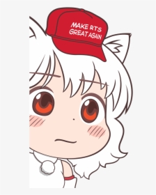 Transparent Idubbbz Face Png - Make America Great Again Anime Cat Girl, Png Download, Free Download
