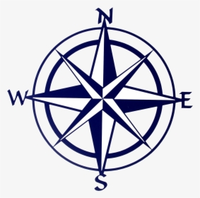 Transparent Compass Rose Png - Compass Rose Of A Map, Png Download, Free Download