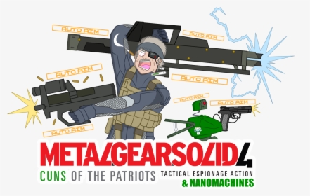 Image - Metal Gear Solid 4 Logo, HD Png Download, Free Download