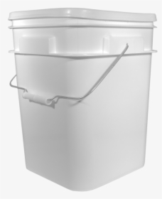 Bucket, Food Grade Plastic, 4 Gal, Square, New - Chest Of Drawers, HD Png Download, Free Download