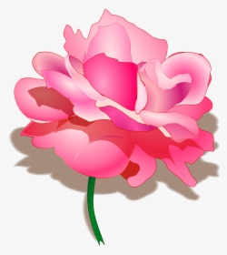 Rose Svg Clip Arts - Open Flower Clipart, HD Png Download, Free Download